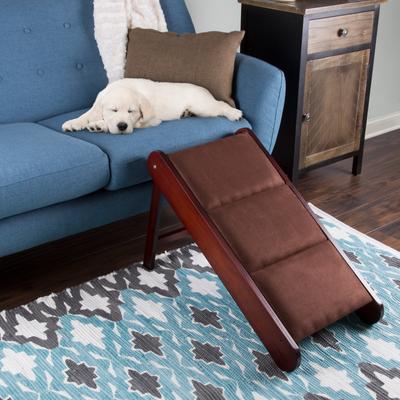 Show full view: Pet Adobe Foldable Wooden Dog & Cat Ramp, Brown slide 4 of 8