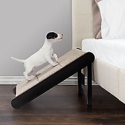 Pet Adobe Foldable Wooden Dog & Cat Ramp, Cream