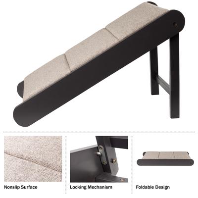 Pet Adobe Foldable Wooden Dog & Cat Ramp