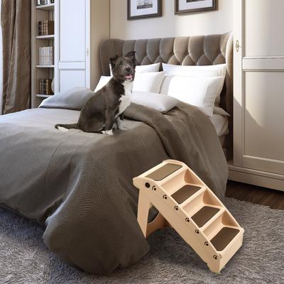 Show full view: Pet Adobe Folding Dog & Cat Steps, Tan, 4 Step- Large slide 4 of 8