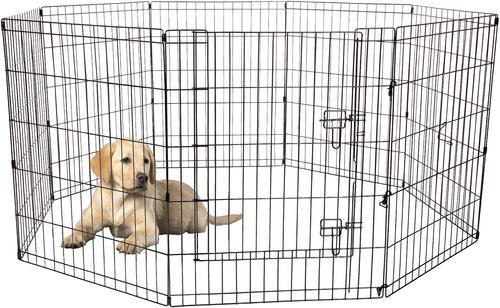 Show full view: Pet Adobe Folding Puppy Playpen slide 2 of 7