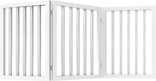 Show full view: Pet Adobe Freestanding Dog & Cat Gate, 3 Panel, Small, White slide 8 of 9