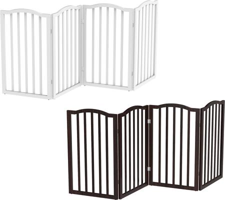Show full view: Pet Adobe Freestanding Dog & Cat Gate, 4 Panel, Large, Brown slide 7 of 10