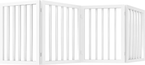 Show full view: Pet Adobe Freestanding Dog & Cat Gate, 4 Panel, Small, White slide 8 of 9