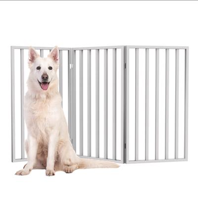 Show full view: Pet Adobe Freestanding Dog & Cat Gate, White, 3 Panel slide 7 of 9