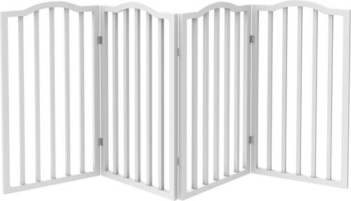 Show full view: Pet Adobe Freestanding Dog & Cat Gate, White, 4 Panel slide 8 of 9