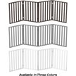 Show in main carousel: Pet Adobe Freestanding Folding Dog & Cat Gate, Brown, 4-Panel, Medium slide 6 of 9