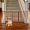 Show in main carousel: Pet Adobe Freestanding Folding Dog & Cat Gate, Mahogany, 3-Panel, Small slide 1 of 9
