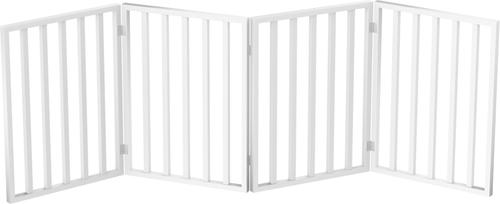 Show full view: Pet Adobe Freestanding Folding Dog & Cat Gate, White, 4-Panel, Medium slide 8 of 9