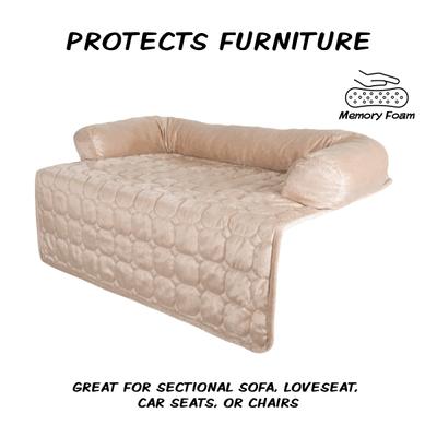 Show full view: Pet Adobe Furniture Protector & Bolster, Large, Tan slide 3 of 9