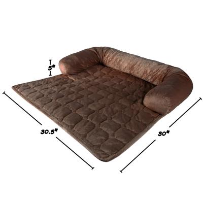 Show full view: Pet Adobe Furniture Protector & Bolster, Small, Brown slide 8 of 9