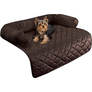 Pet Adobe Furniture Protector & Bolster, Small, Dark Brown