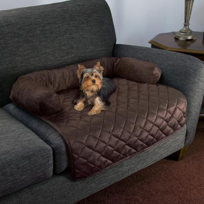 Show full view: Pet Adobe Furniture Protector & Bolster, Small, Dark Brown slide 6 of 9