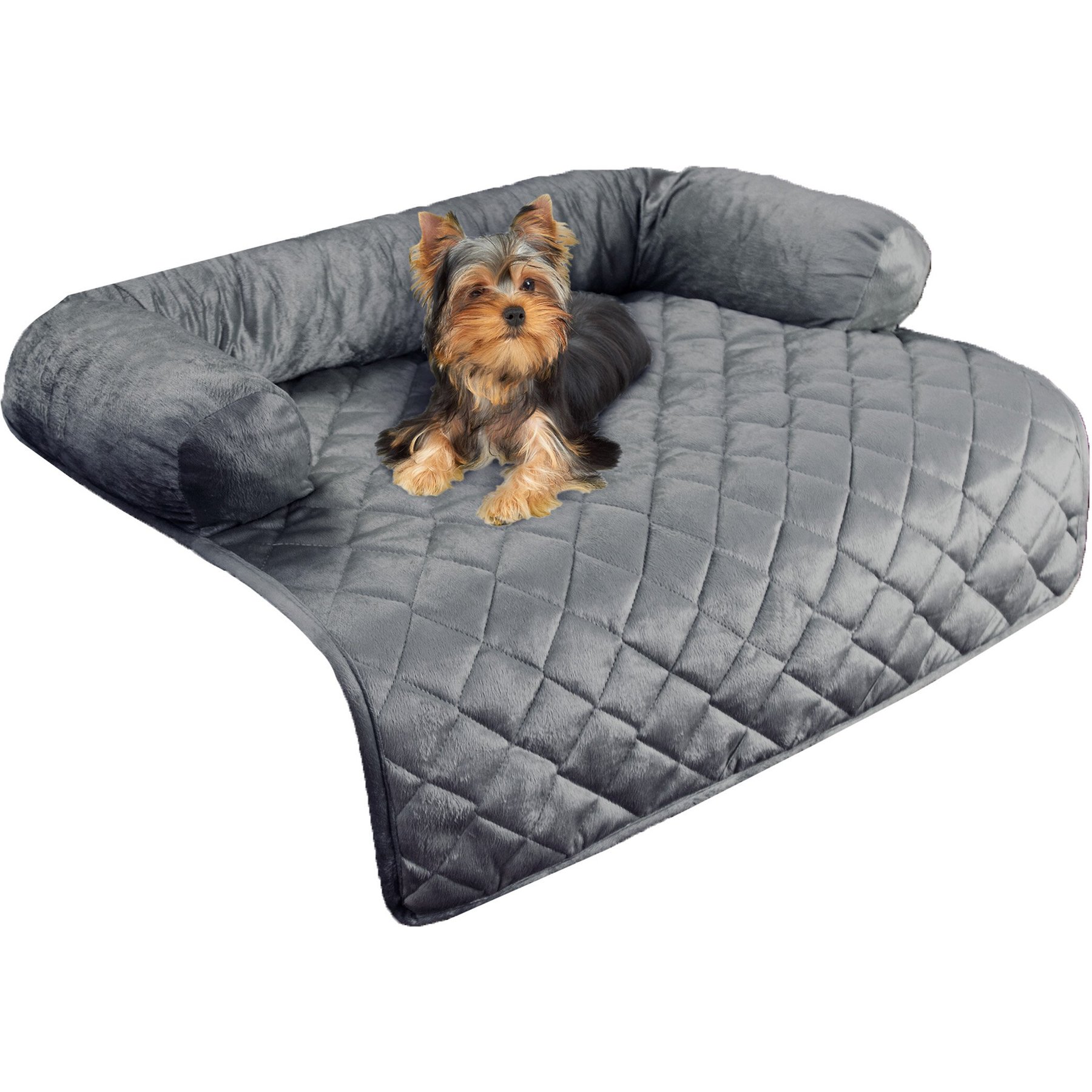 Pet Adobe Furniture Protector & Bolster, Small, Gray