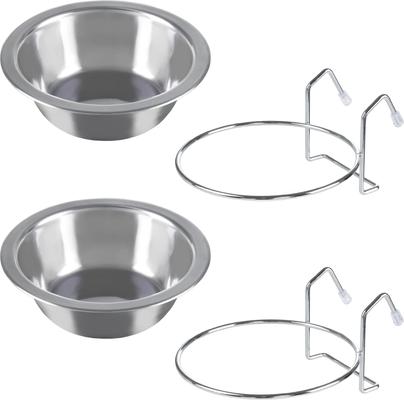 Show full view: Pet Adobe Hanging Dog Bowl Set, 20-oz slide 7 of 8
