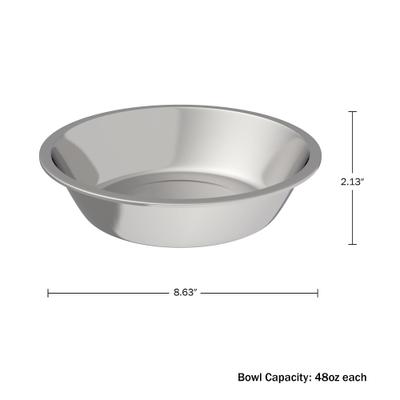 Show full view: Pet Adobe Hanging Dog Bowl Set, 48-oz slide 5 of 6