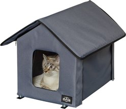 Pet Adobe Heated Cat House, Gray