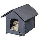 Pet Adobe Heated Cat House, Gray