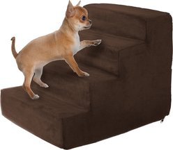 Pet Adobe High Density Foam Dog & Cat Steps, Brown, 4 Step