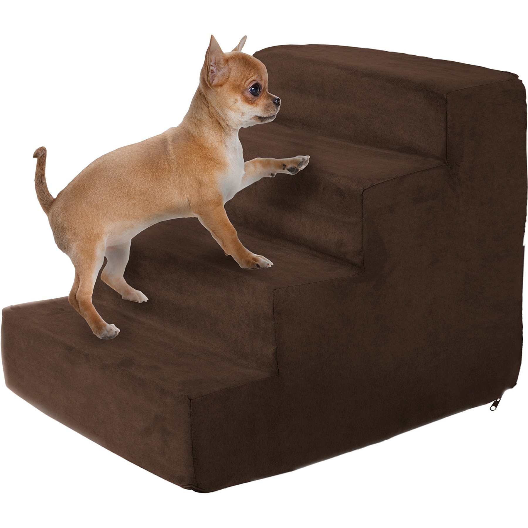 Pet Adobe High Density Foam Dog & Cat Steps, Brown, 4 Step