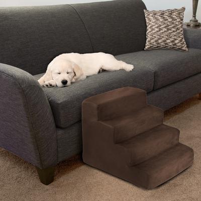 Show full view: Pet Adobe High Density Foam Dog & Cat Steps, Brown, 4 Step slide 7 of 8