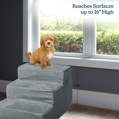 Show full view: Pet Adobe High Density Foam Dog & Cat Steps, Gray, 3 Step slide 5 of 8