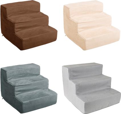 Show full view: Pet Adobe High Density Foam Dog & Cat Steps, Gray, 3 Step slide 6 of 8