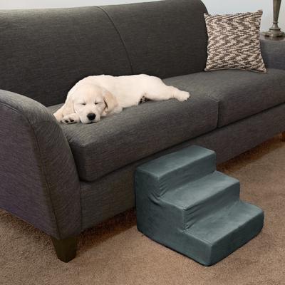Show full view: Pet Adobe High Density Foam Dog & Cat Steps, Gray, 3 Step slide 7 of 8