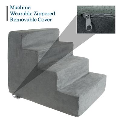 Show full view: Pet Adobe High Density Foam Dog & Cat Steps, Gray, 4 Step slide 4 of 8