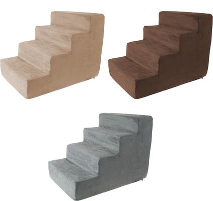 Show full view: Pet Adobe High Density Foam Dog & Cat Steps, Gray, 4 Step slide 6 of 8