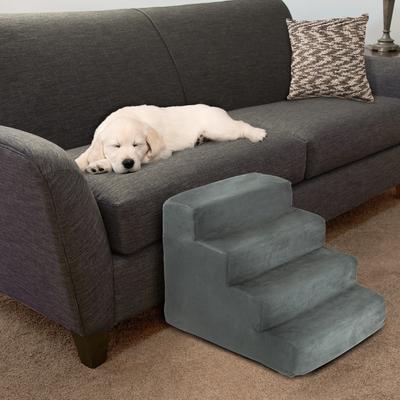Show full view: Pet Adobe High Density Foam Dog & Cat Steps, Gray, 4 Step slide 7 of 8