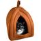 Show in main carousel: Pet Adobe Igloo Style Cat Tent, Light Brown slide 1 of 8