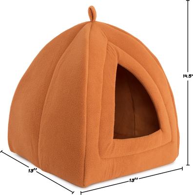 Show full view: Pet Adobe Igloo Style Cat Tent, Light Brown slide 2 of 8