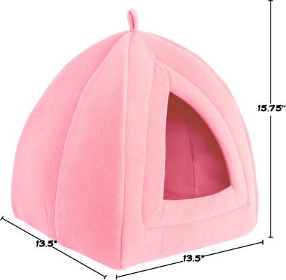 Show full view: Pet Adobe Igloo Style Cat Tent, Pink slide 2 of 8