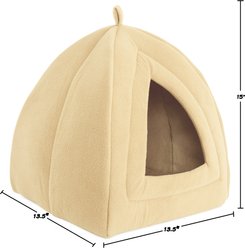 Pet Adobe Igloo Style Cat Tent, Tan slide 2 of 7