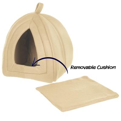 Show full view: Pet Adobe Igloo Style Cat Tent, Tan slide 4 of 9