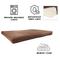 Show in main carousel: Pet Adobe Memory Foam Waterproof Covered Dog Bed, Brown, X-Large slide 3 of 9
