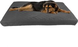 Pet Adobe Memory Foam Waterproof Covered Dog Bed, Gray, X-Large