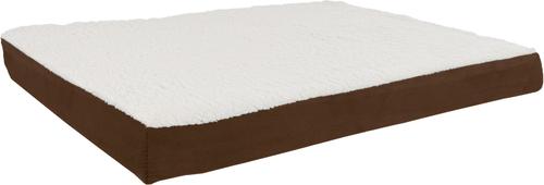 Show full view: Pet Adobe Memory Orthopedic Foam Bolster Dog Bed with Removable Cover, Large, Brown slide 7 of 8