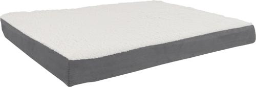 Show full view: Pet Adobe Memory Orthopedic Foam Bolster Dog Bed with Removable Cover, Large, Gray slide 7 of 8