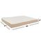Show in main carousel: Pet Adobe Memory Orthopedic Foam Bolster Dog Bed with Removable Cover, Large, Tan slide 3 of 9