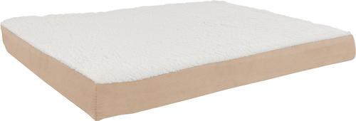Show full view: Pet Adobe Memory Orthopedic Foam Bolster Dog Bed with Removable Cover, Large, Tan slide 8 of 9
