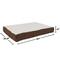 Show in main carousel: Pet Adobe Memory Orthopedic Foam Bolster Dog Bed with Removable Cover, Medium, Brown slide 2 of 8