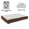 Show in main carousel: Pet Adobe Memory Orthopedic Foam Bolster Dog Bed with Removable Cover, Medium, Brown slide 3 of 8