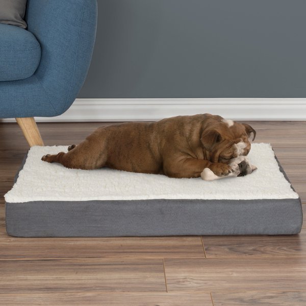 Pet Adobe Orthopedic Dog Bed with Bolster