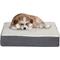 Show in main carousel: Pet Adobe Memory Orthopedic Foam Bolster Dog Bed with Removable Cover, Small, Gray slide 1 of 8