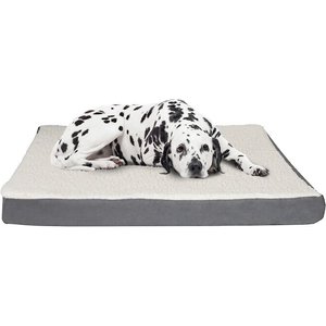 Pet Adobe Memory Orthopedic Foam Bolster Dog Bed with Removable Cover, X-Large, Gray