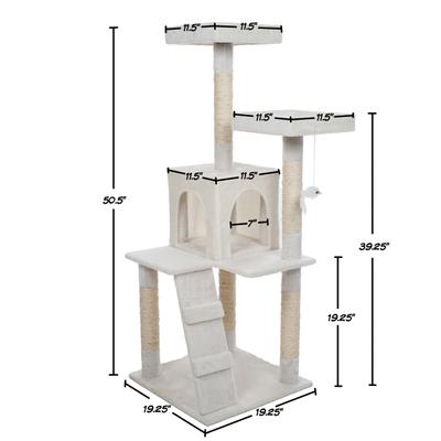Show full view: Pet Adobe Multi-Level 50.25-in Cat Tree slide 3 of 9