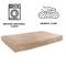 Show in main carousel: Pet Adobe Orthopedic Memory Foam Bolster Dog Bed with Removable Cover, Large, Tan slide 4 of 9