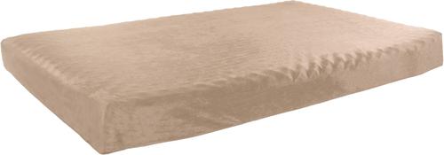 Show full view: Pet Adobe Orthopedic Memory Foam Bolster Dog Bed with Removable Cover, Large, Tan slide 8 of 9